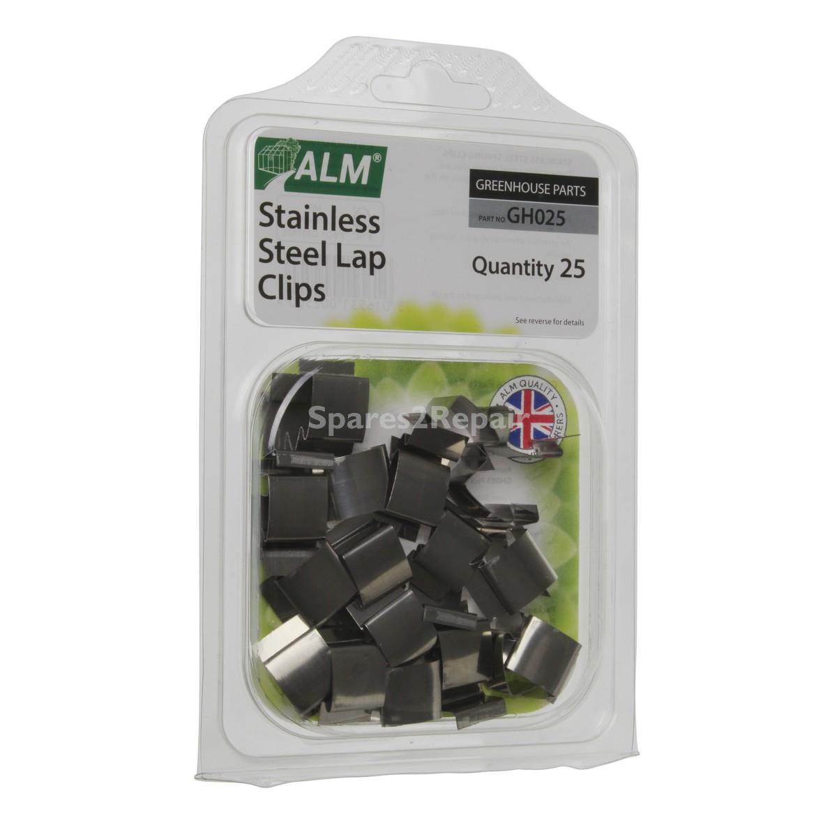 Universal Sprung Stainless Steel Lap Clips (GH025)