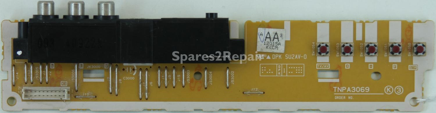 Panasonic TX-32LXD1 - Inputs and Button Board - TNPA3069 - DPK SU2AV-0