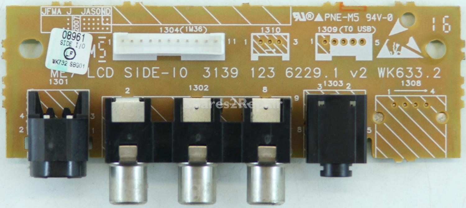 Philips 37PFL5522D - Side AV - LCD SIDE-IO - 3139 123 6229.1 V2