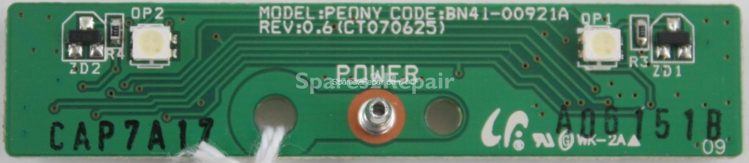 Samsung LE40F86BD - IR - BN41-00921A - Rev 0.6 - CT070625