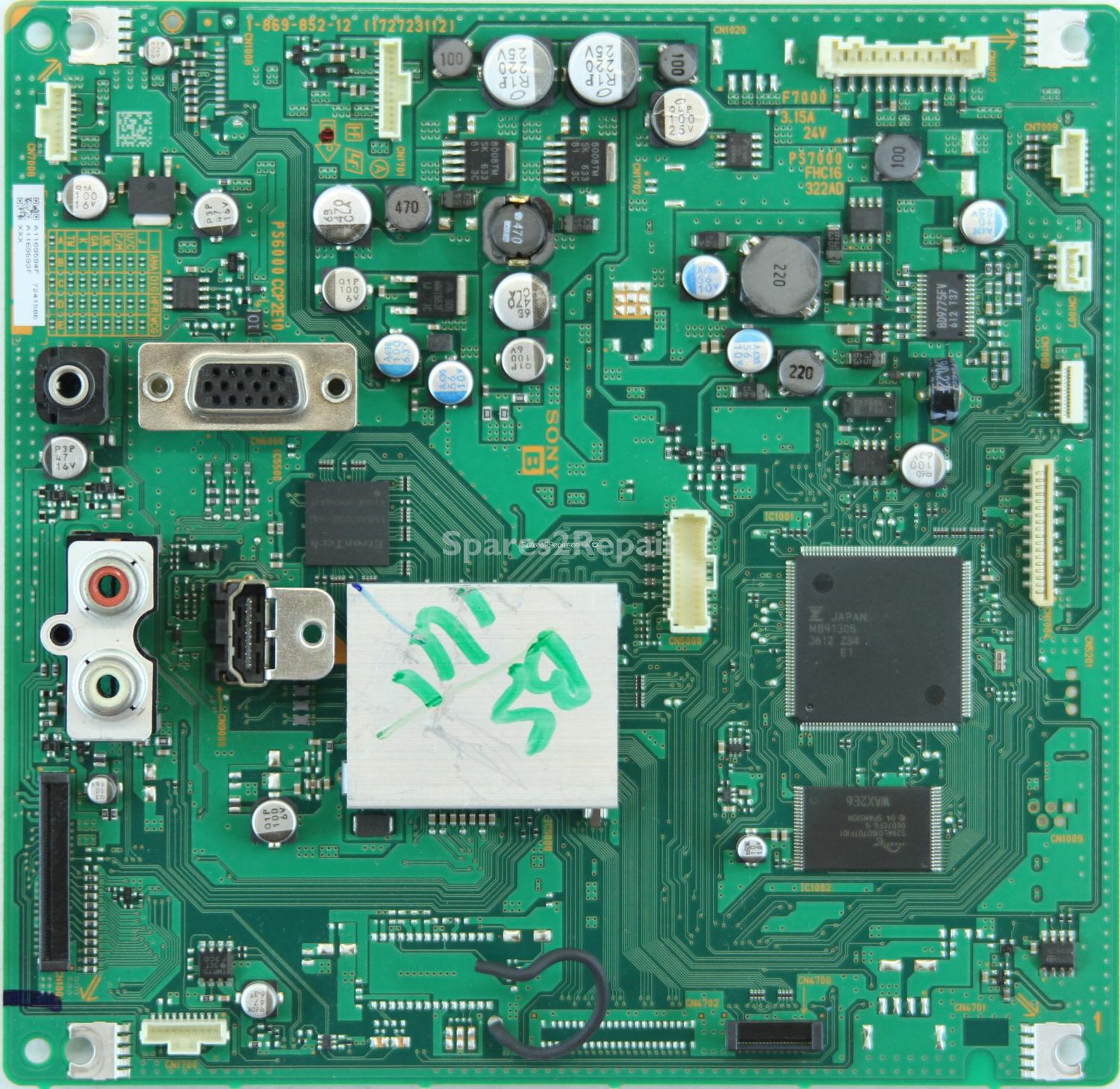 Sony KDL-32S2010 - HDMI - 1-869--852-12 - 172723112 - A1169564F