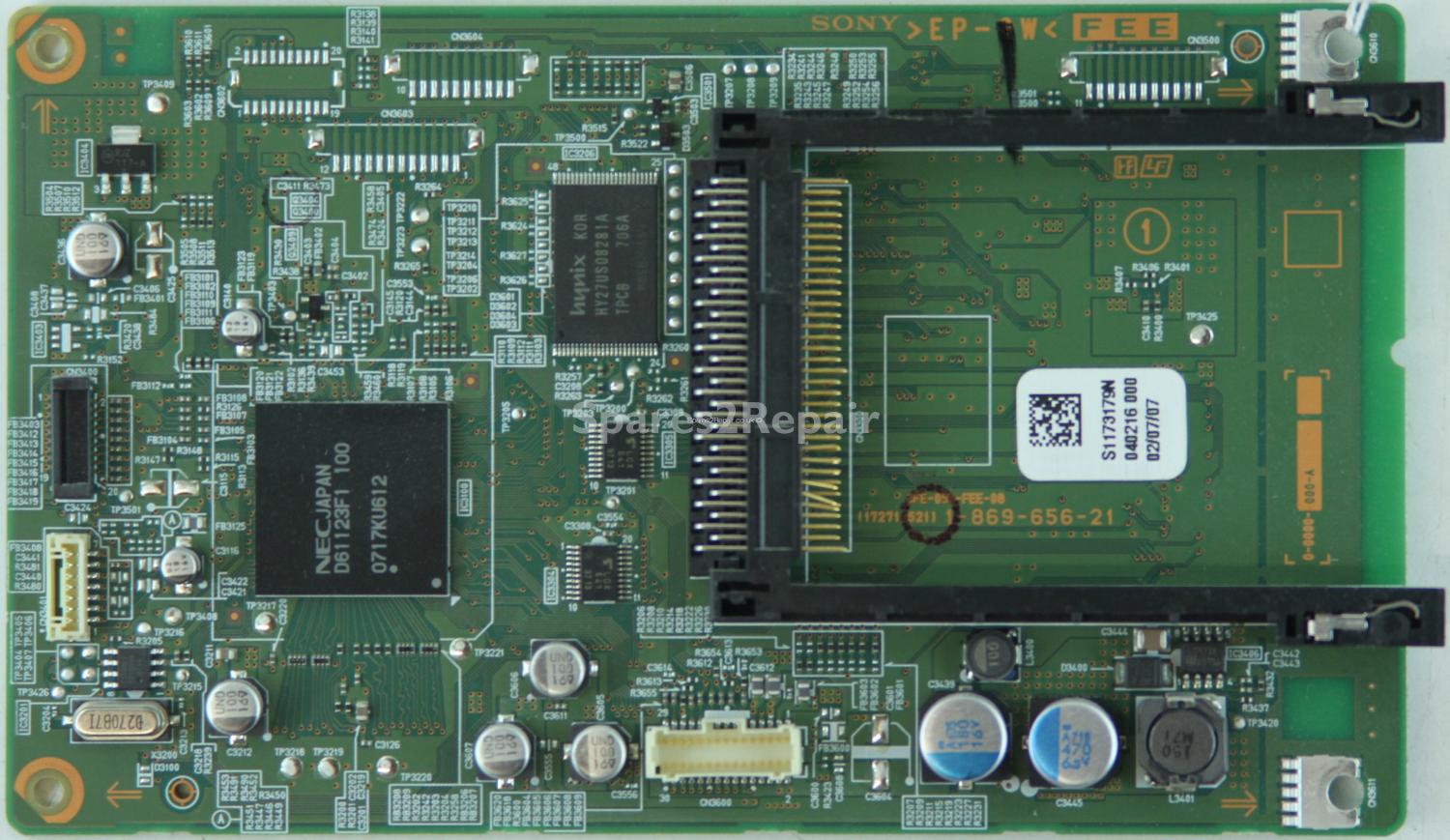 Sony KDL-40T3500 - Card Reader - 1-869-656-21 - 172714521 - S1173179N - CFE-050-FEE-08