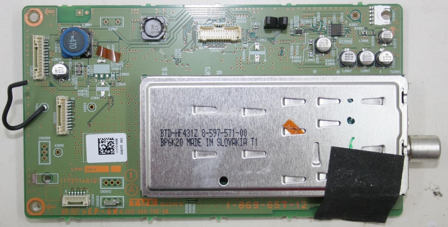 Sony KDL-46W2000 - Tuner - 1-869-657-12 - 172714612 - CFE-050-TUE-08