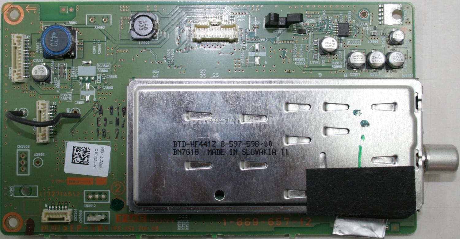 Sony KDL-40T3500 - Tuner - 1-869-657-12 - 172714612 - A1173184C - CFE-050-TUE-08