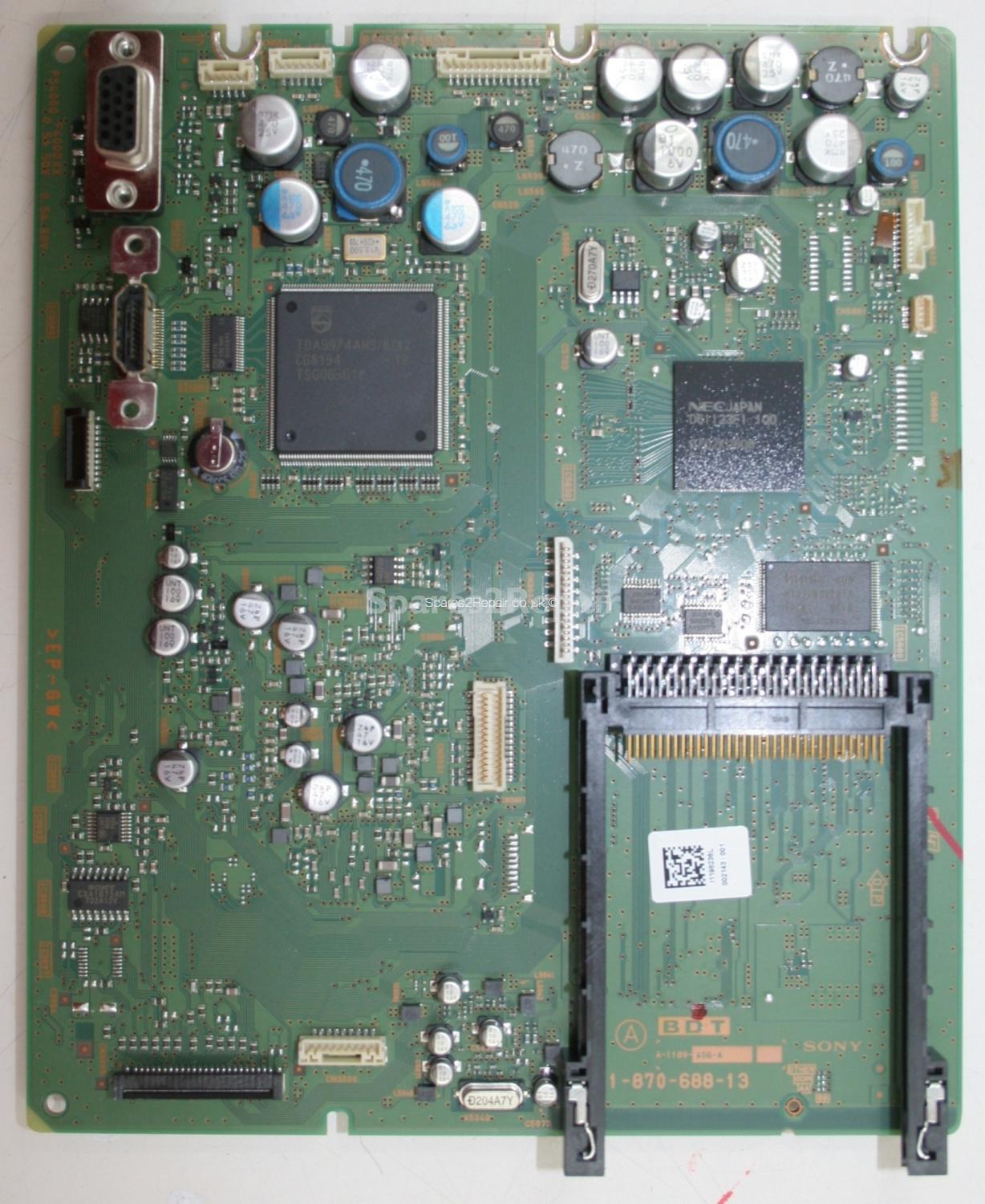 Sony KDL-40U2000 - Card Reader - 1-870-688-13 - A-1189-406-A - I1198236D