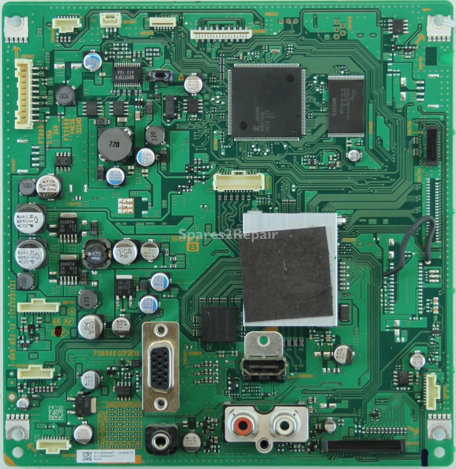 Sony KDL-46S2010 - HDMI - 1-869-852-12 - 172723112 - A1169594F