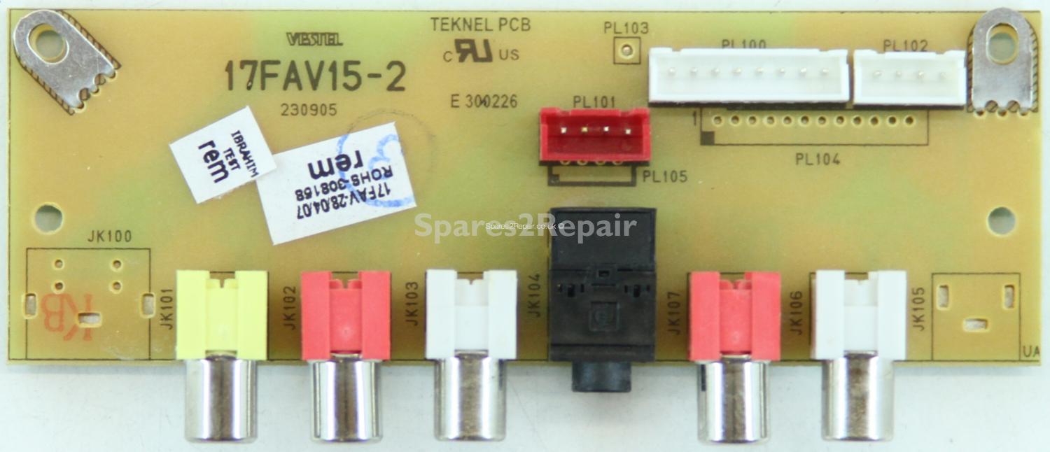 Waltham TV2610HDV - Side AV - 17FAV15-2 - 230905